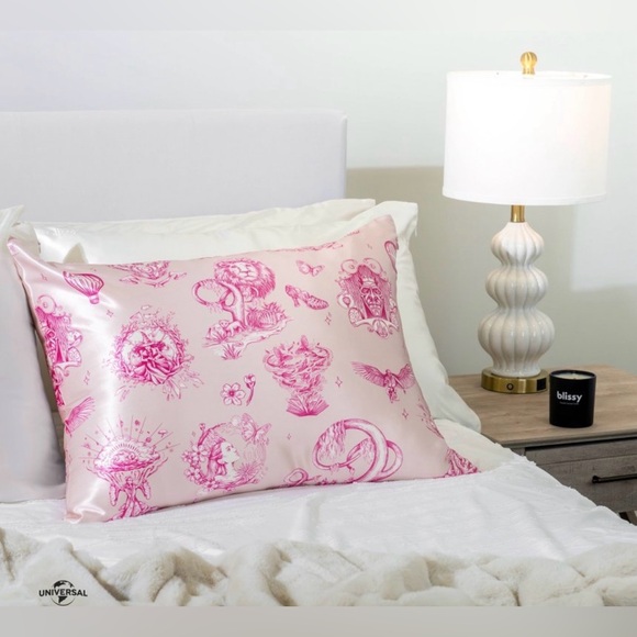 Wicked:ForGoodx Blissy Standard 600 Thread Fantabulous Pillowcase Pink NIB - Picture 3 of 4